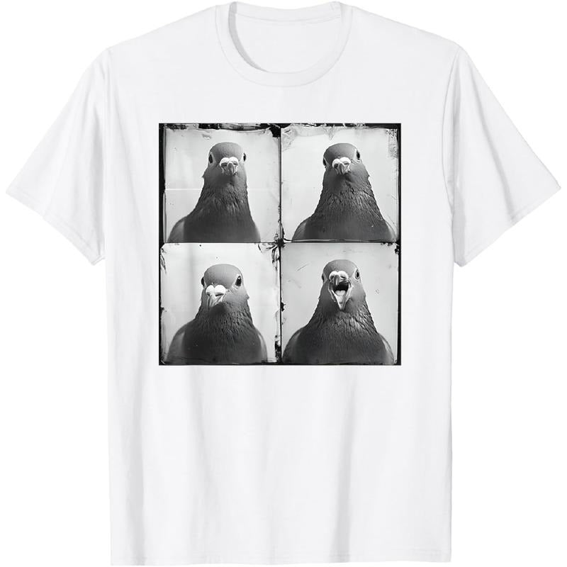 Pigeon Fancier Retro Portrait Keep Pigeons Funny Animal soft and cozy T-Shirt Hoodie Sweatshirt | PrintMintTees.com