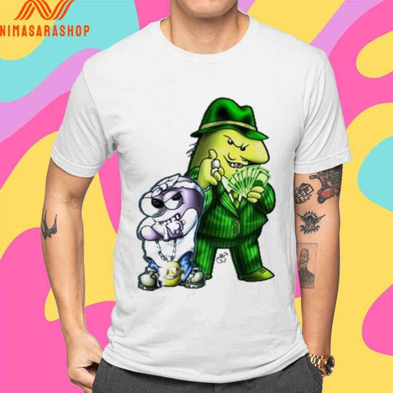 Pim And Charlie Cool Gangsta Friends Smiling Friends Shirts