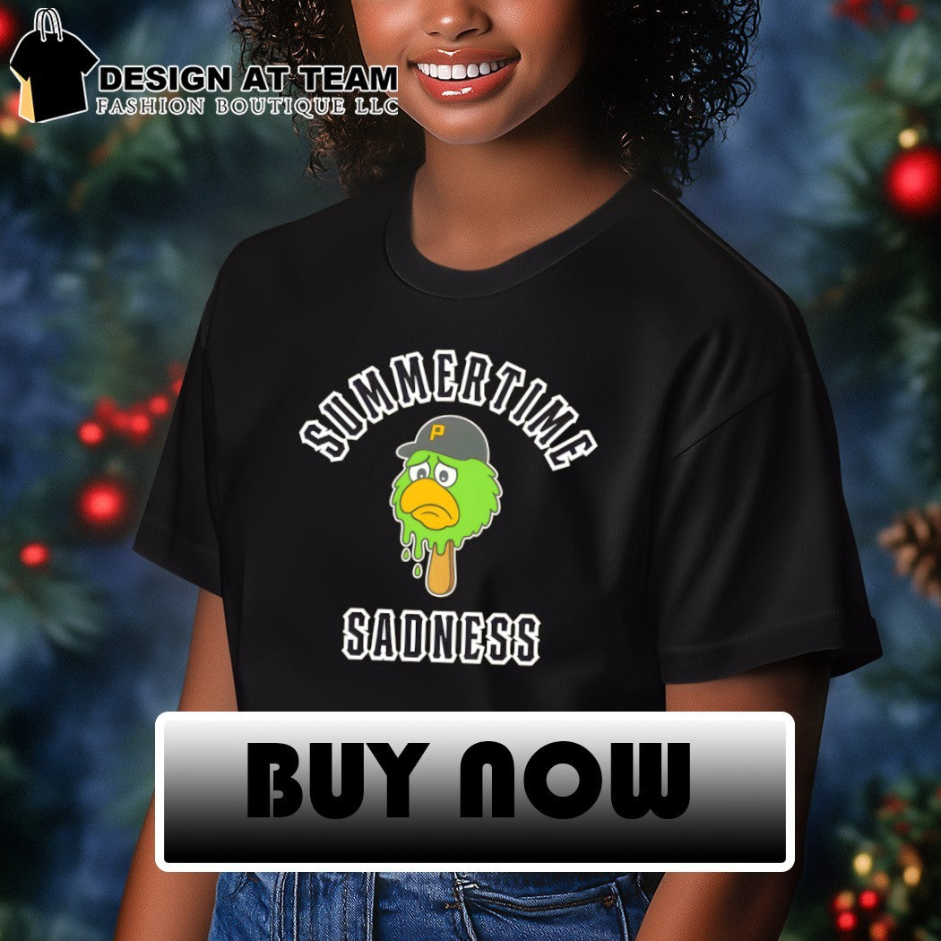 Pirate Parrot Pittsburgh Pirates Baseball Summertime Sadness meme shirt
