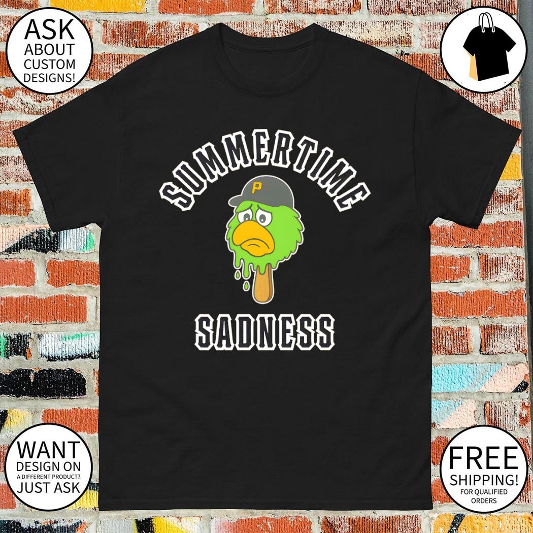 Pirate Parrot Pittsburgh Pirates Baseball Summertime Sadness meme shirt
