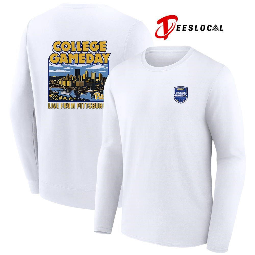 Pittsburgh Panthers College Gameday Stadium live from Pittsburgh graphic shirt