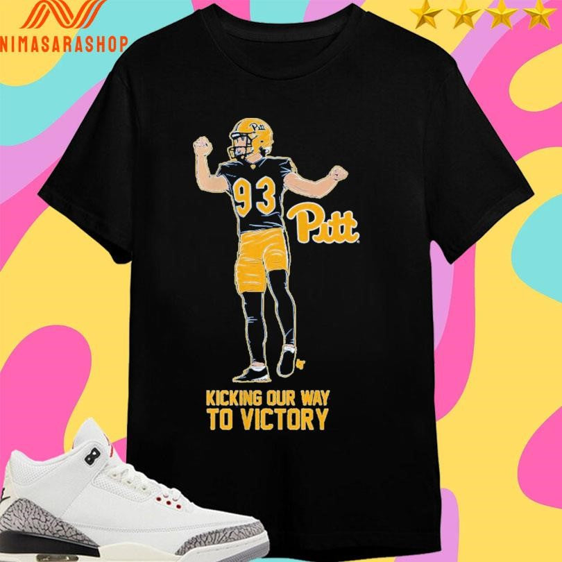 Pittsburgh Panthers Football Trey Butkowski Kicking Our Way To Victory Shirts