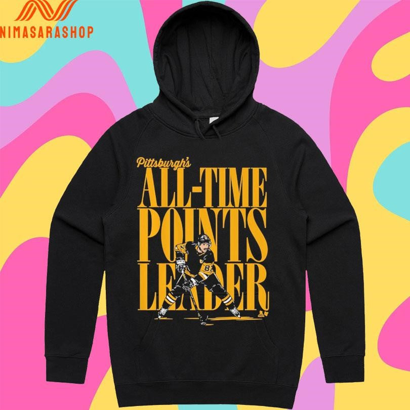 Pittsburgh Penguins Sidney Crosby Pittsburgh All-Time Points Leader Shirts