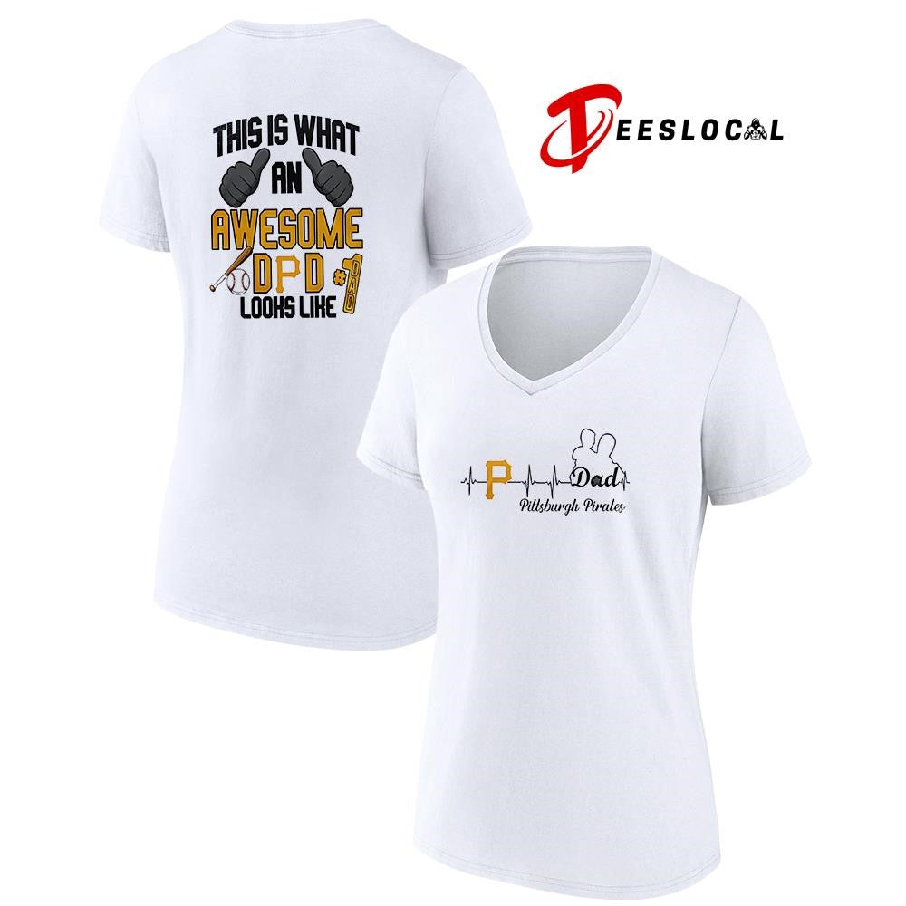 Pittsburgh Pirates Father Day this is what an awesome dad looks like shirt