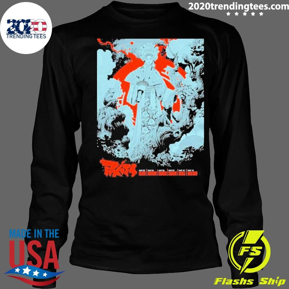 Pixies P40 Asia Tour 2026 Artwork by Ken Taylor Shirt