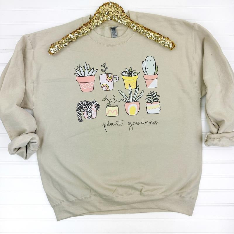 Plant Goodness Sweatshirt T-Shirts, Hoodie | PrintMintTees.com