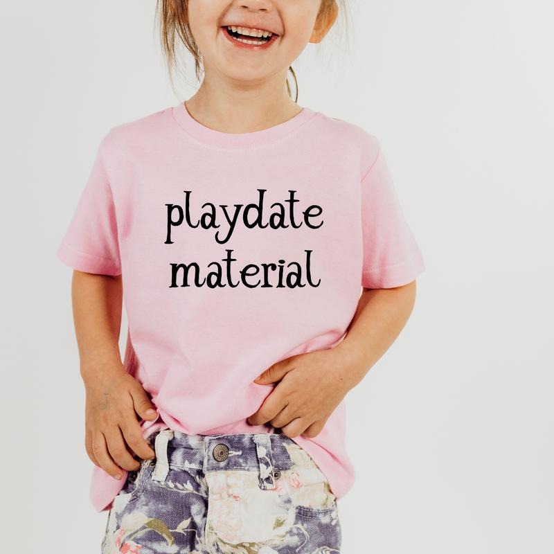 Playdate Material & Baby Clothes Cute Baby Shower Soft Cotton Outfits T-Shirts, Hoodie, Sweatshirt