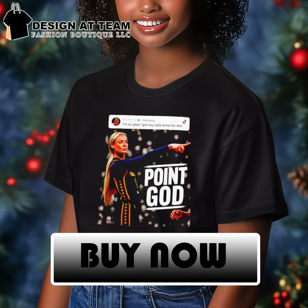 Point God Sophie Cunningham Indiana Fever Basketball I’m so glad I got my nails done for this 2026 shirt