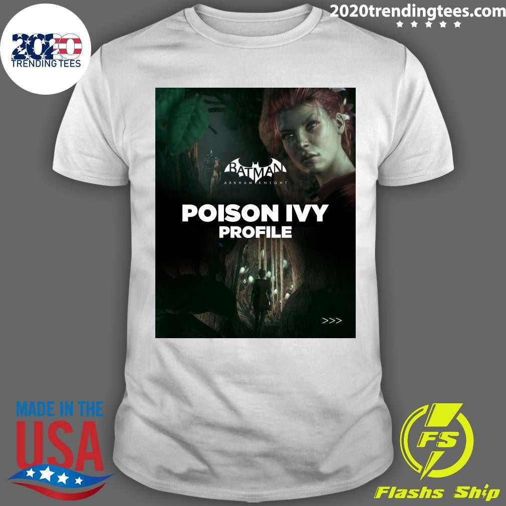 Poison Ivy Profile Batman Arkham Knight Shirt