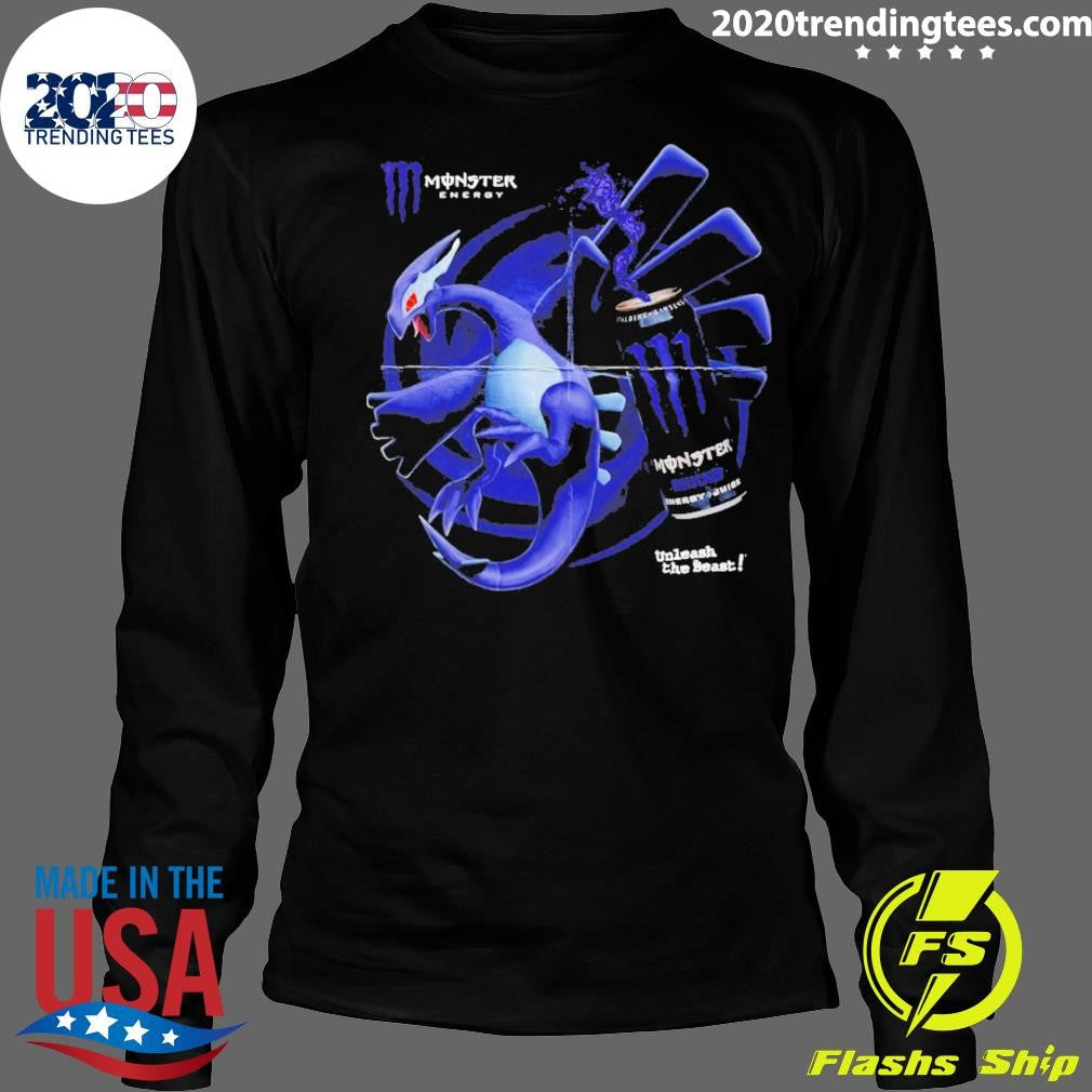 Pokémon Shadow Lugia Monster Energy Unleash The Beast Shirt