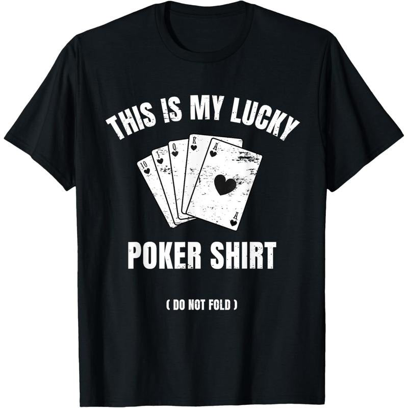 Poker Player Poker Cards Game Luck T-Shirt made in usa Hoodie Sweatshirt | PrintMintTees.com