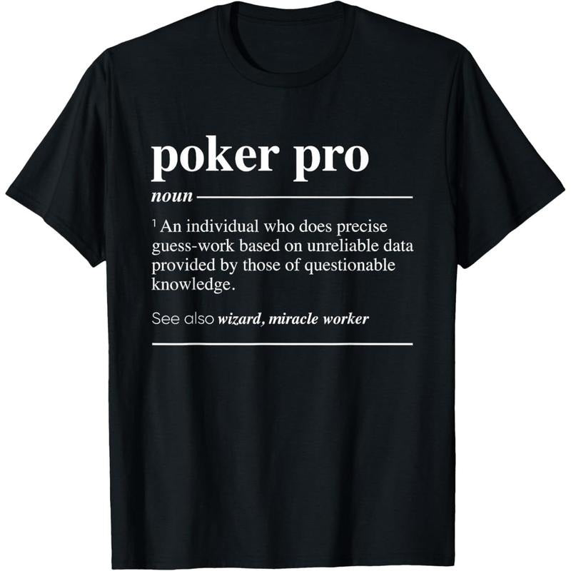 Poker Pro Definition Funny Noun T-Shirt made in usa Hoodie Sweatshirt | PrintMintTees.com