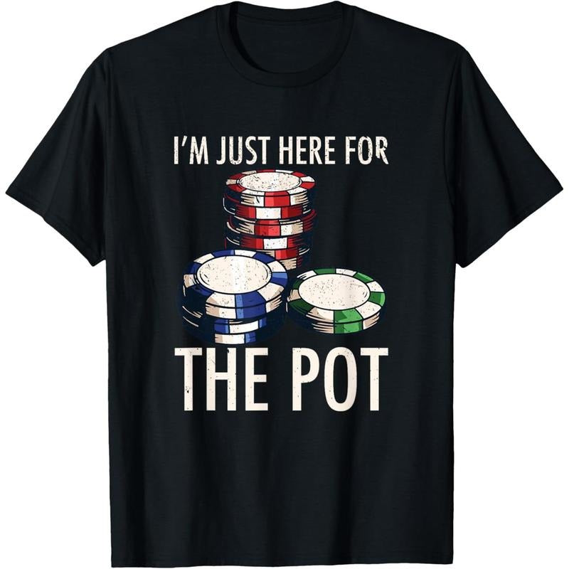 Poker T-Shirt Texas Hold'em Gambling Pot Cards Player Gift T-Shirt made in usa Hoodie Sweatshirt | PrintMintTees.com