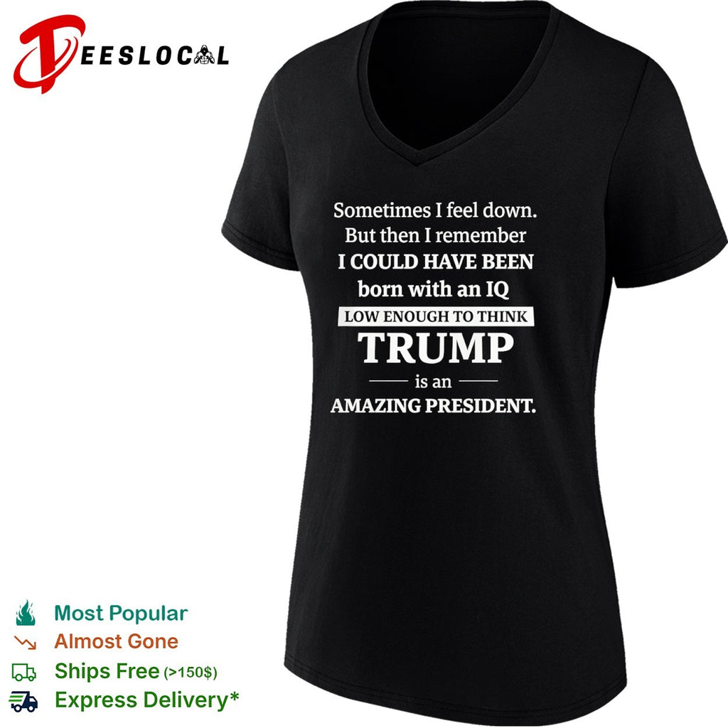 Political satire trump is an amazing president shirt