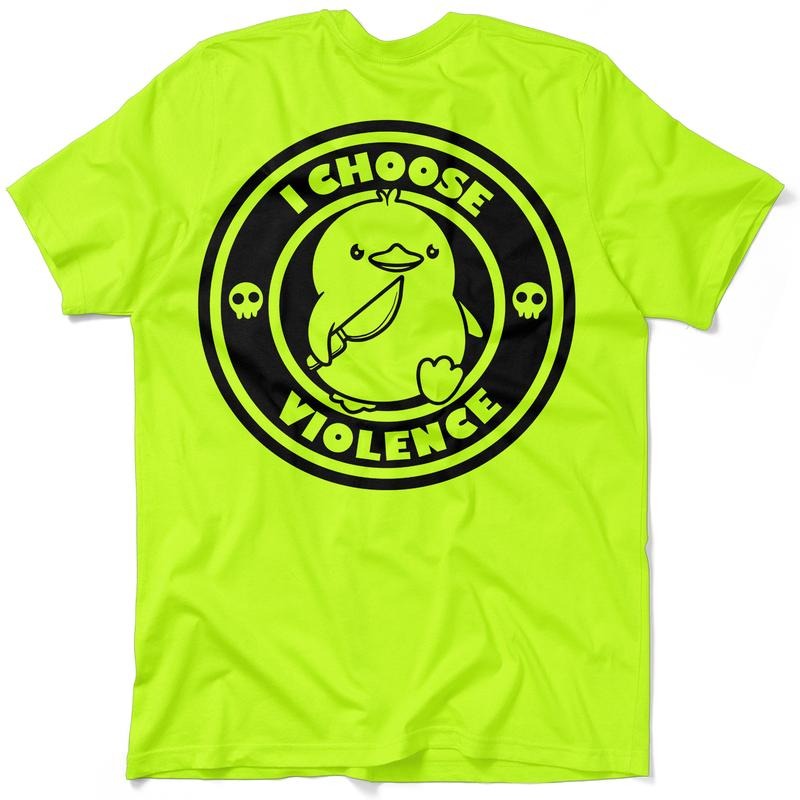 Violence Hi Visibility Safety Yellow Work Menswear Cotton Poly Blend Funny Sarcastic Blue Collars T-Shirts, Hoodie, Sweatshirt