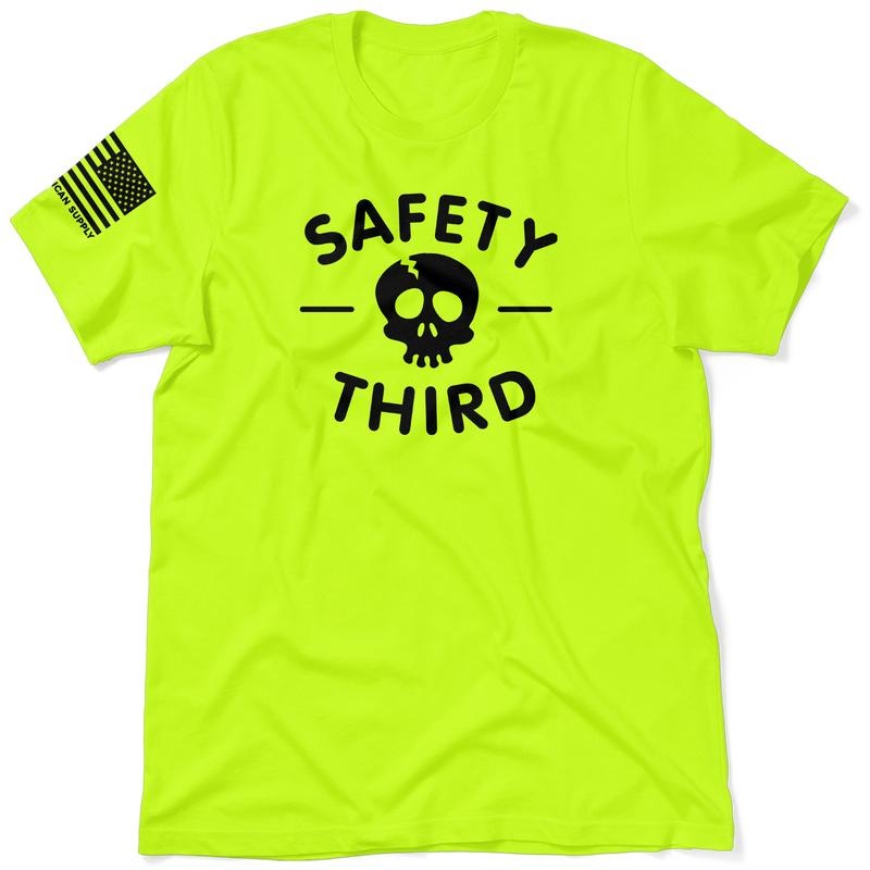Safety Third Hi Visibility Safety Yellow Work 30 Day Guarantee Cotton Poly Blend T-Shirts, Hoodie, Sweatshirt