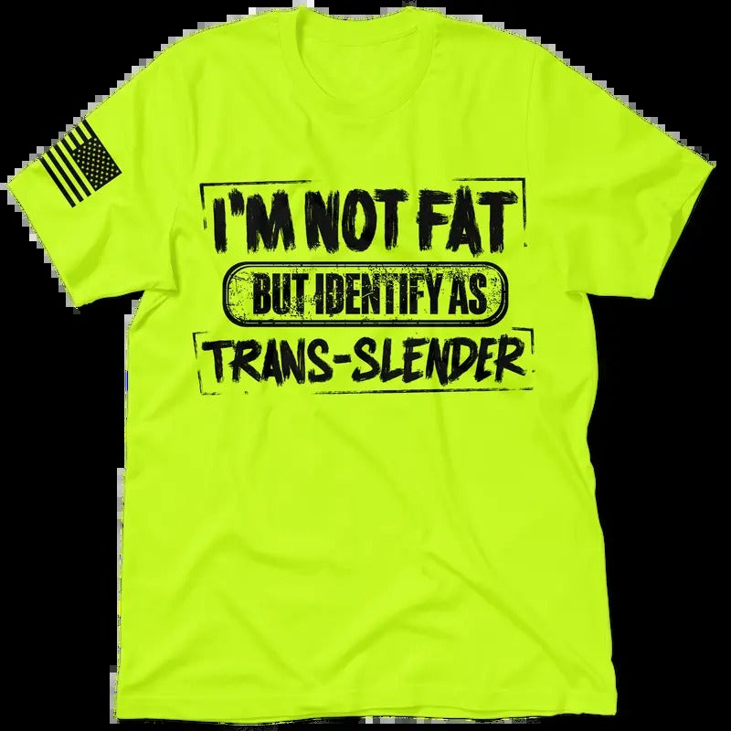 Trans Slender Hi Visibility Safety Yellow Work 30 Day Guarantee Quality Cotton Poly Blend Top Blue Collar T-Shirts, Hoodie, Sweatshirt