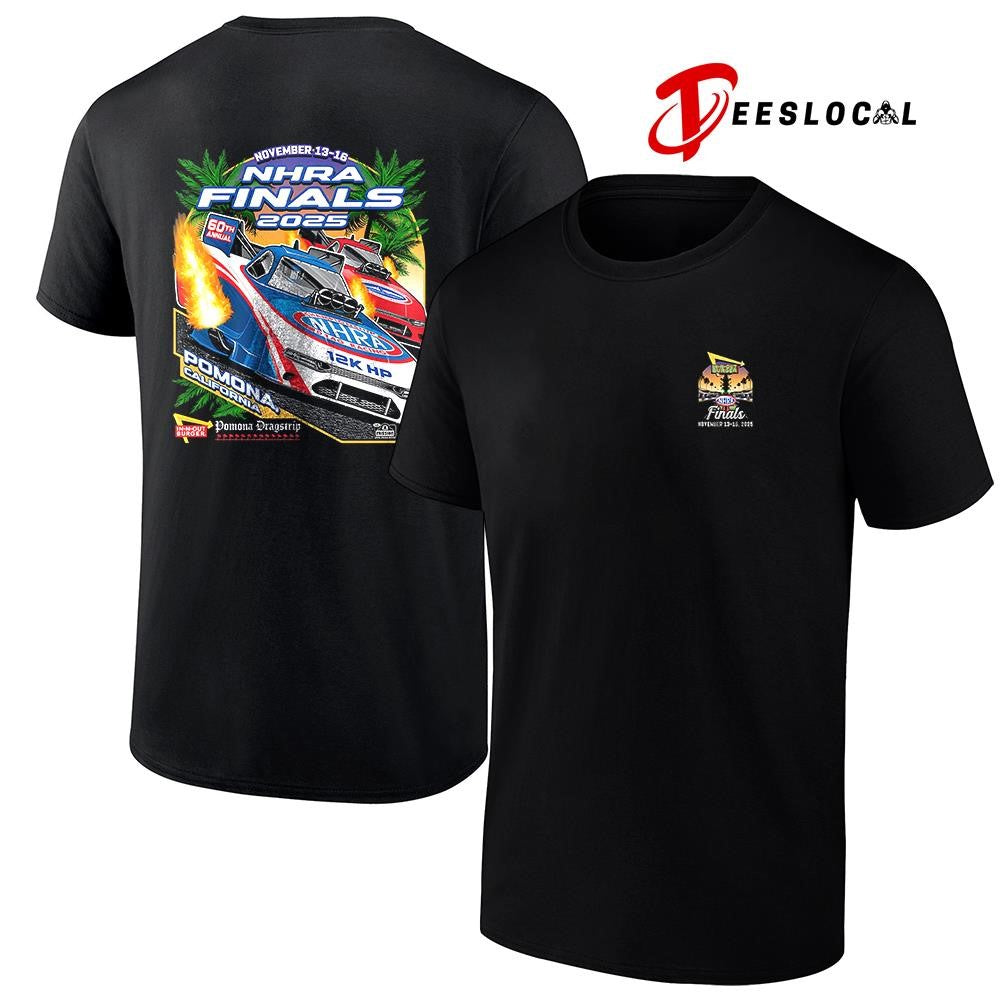 Pomona Dragstrip In N Out Burger NHRA finals event car racing graphic shirt