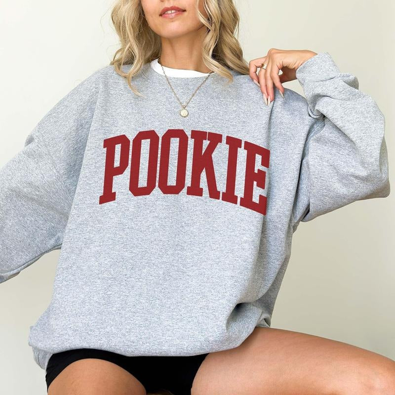 Pookie Sweatshirt, Anniversary Gift, Couples Sweatshirts, Cute Girlfriend Sweater, Aesthetic Pet Name Couples Gift Shirt...