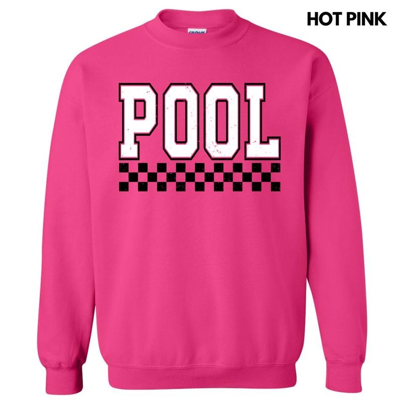 Pool Varsity Checkered Sweatshirt 'NLB' Shirt Hoodie | PrintMintTees.com