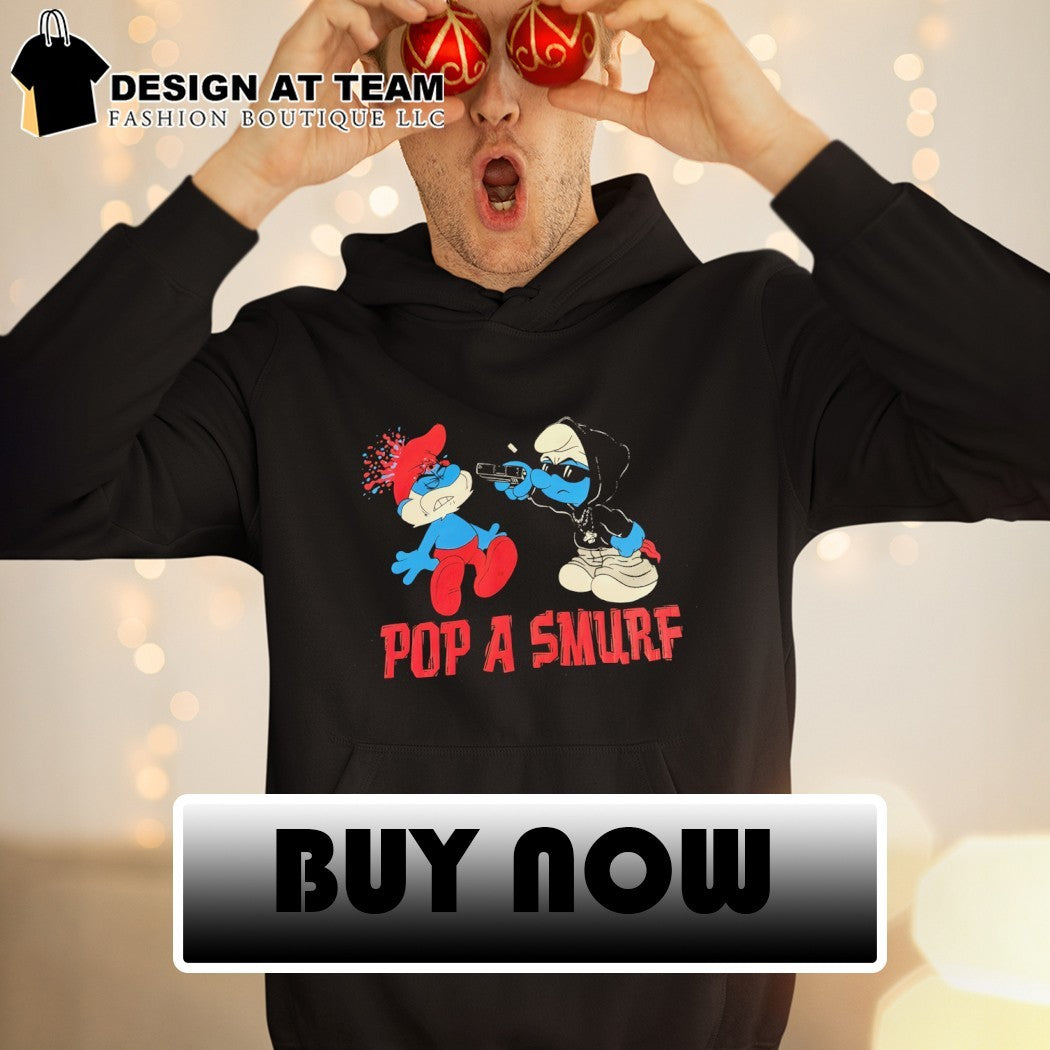 Pop a Smurf cartoon shirt