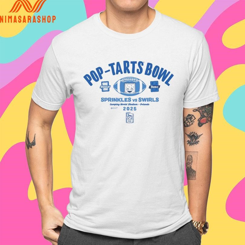 Pop-tarts Bowl Sprinkles Vs Swirls Camping World Stadium Orlando 2025 Shirts
