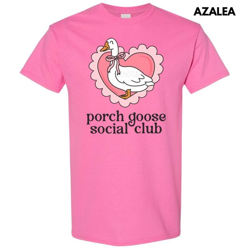 Porch Goose Social Club Gildan Short Sleeve Shirt Hoodie Sweatshirt