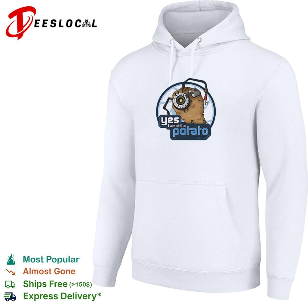 Portal GLaDOS video game cyborg spud yes I am still a potato shirt