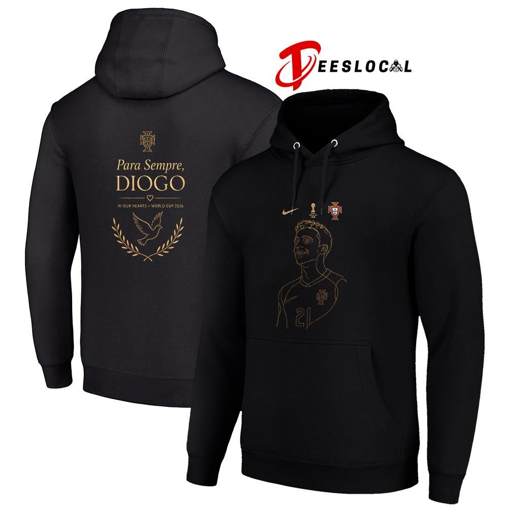 Portugal WC 2026 in memory of the Portuguese para sempre Diogo portrait shirt