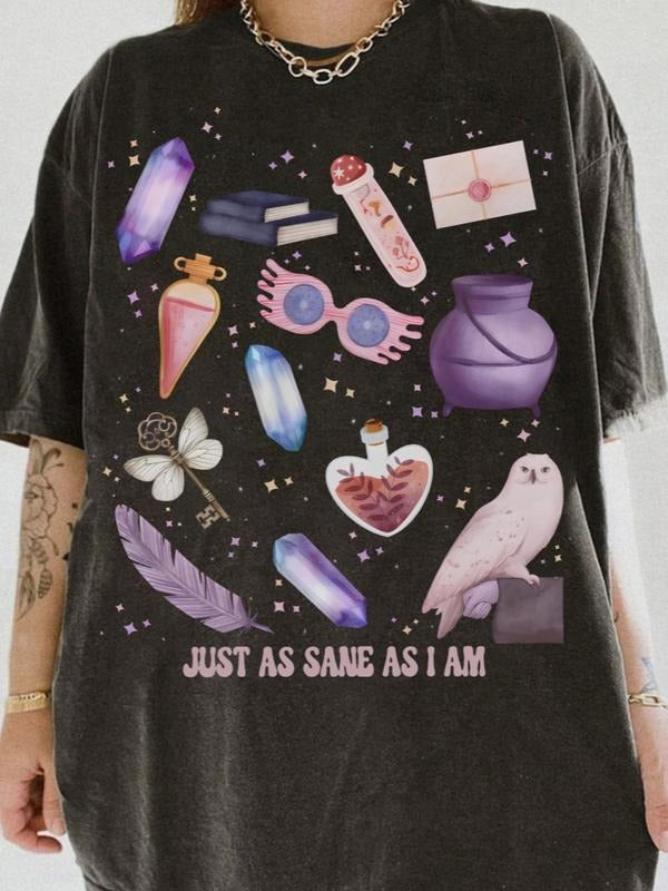 Pottery Merch Wizard HP Tee For Women, Fantasy Book Shirt Style Fit Womenswear Unisex Tee Hoodie Sweatshirt