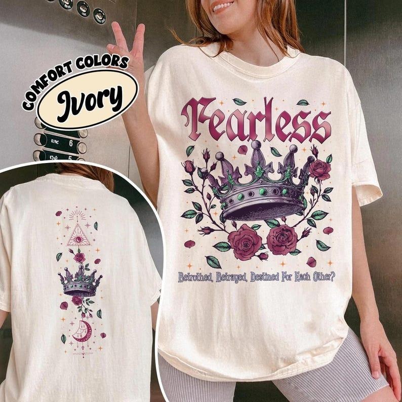 Powerless Bookish Comfort Colors Shirt For Fan, Fearless Fan Shirt, Kai Azer I Love You TShirt, Fearless Lauren Book...