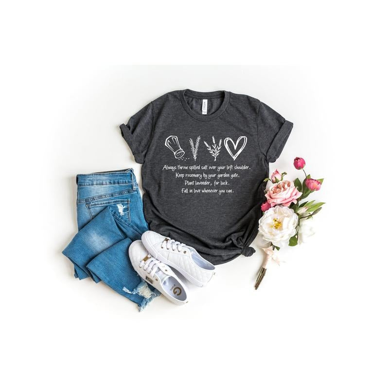 Practical Magic Shirt Salt Rosemary Lavender Love Shirt Inspirational Shirt Magic Spell Shirt TK43GN Hoodie Sweatshirt