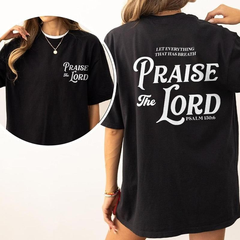 Praise The Lord Comfort Shirt, Christian Shirts For Women, Christian Comfort Tee, Jesus Shirt, God T-Shirt, Church...