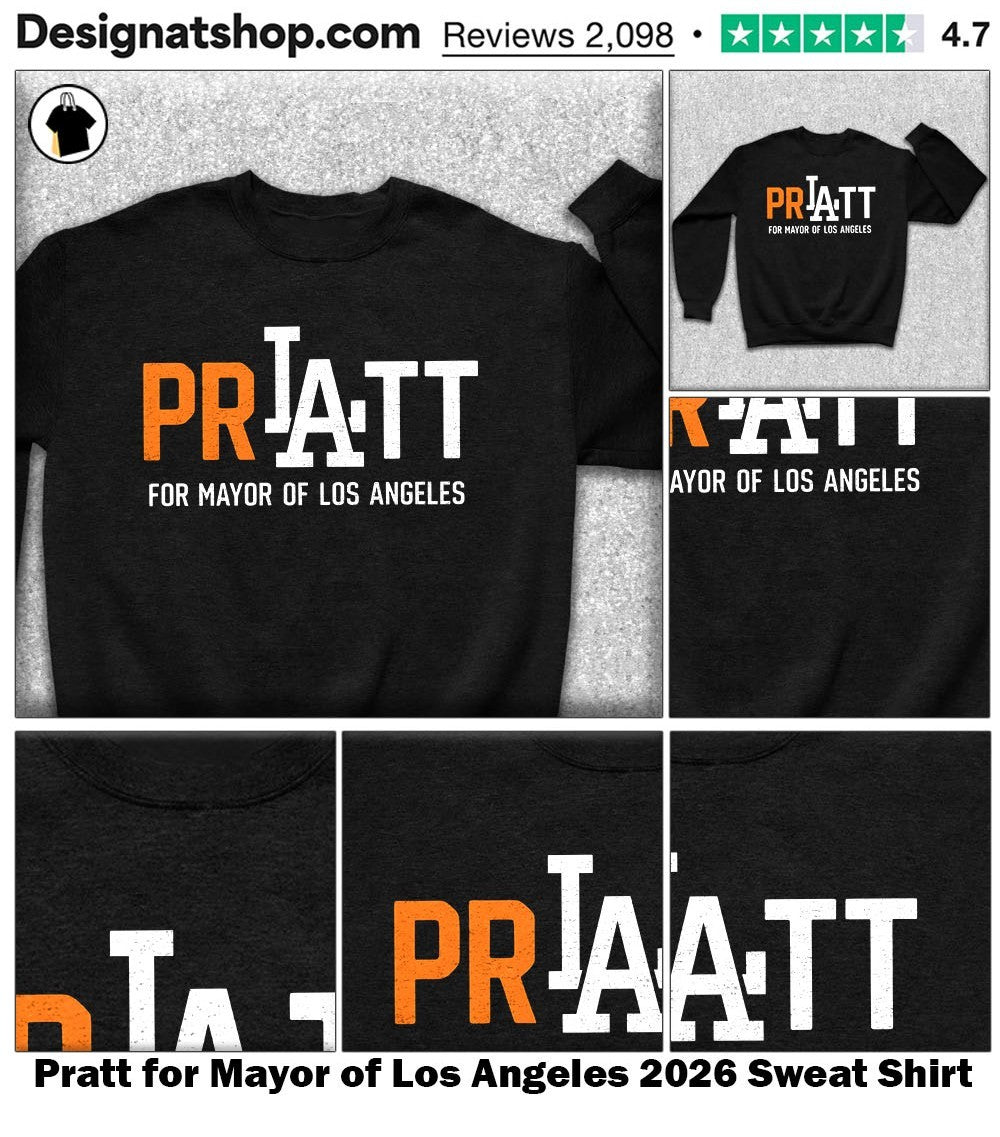 Pratt for Mayor of Los Angeles 2026 shirt