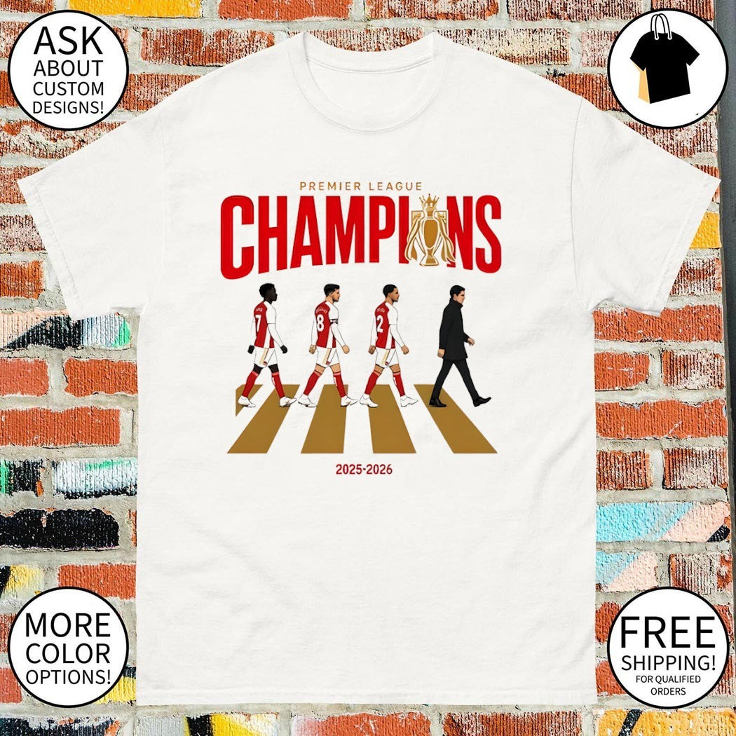 Premier League North London FC Champions 2025-2026 Abbey Road shirt