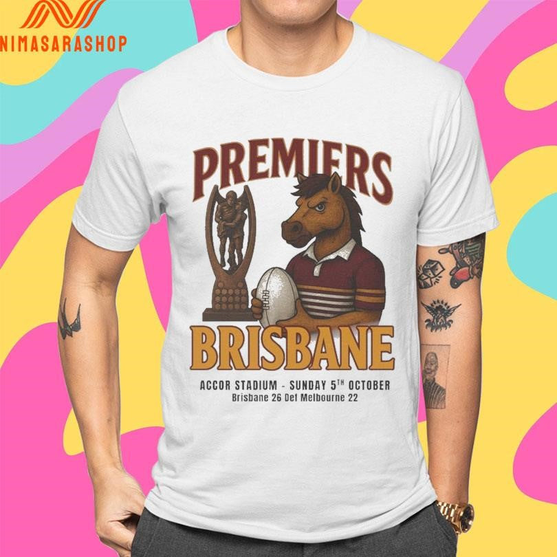 Premiers Brisbane Accor Stadium Sunday 5th October Brisbane 26 Def Melbourne 22 Shirts