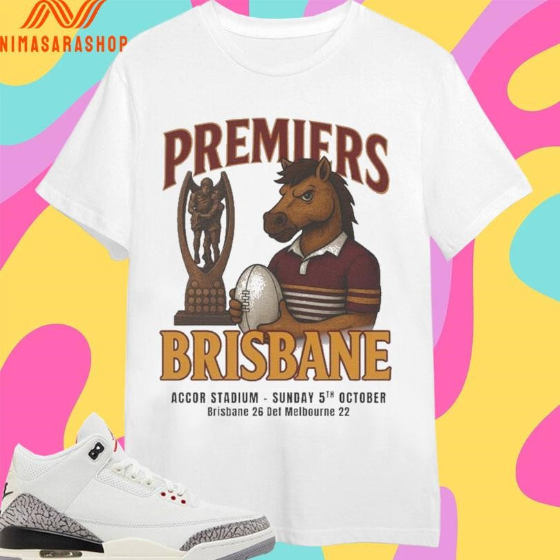 Premiers Brisbane Accor Stadium Sunday 5th October Brisbane 26 Def Melbourne 22 Shirts