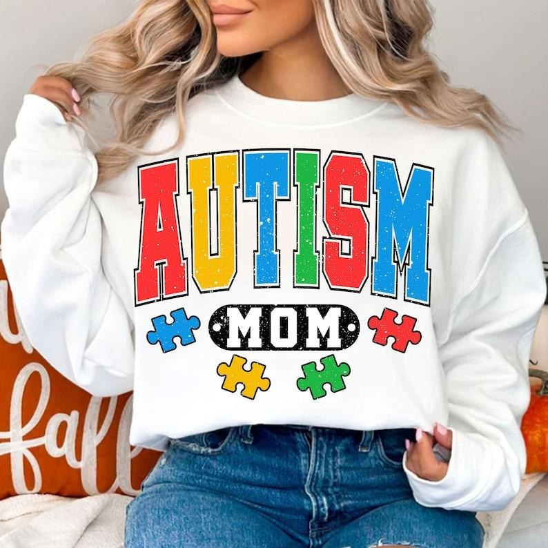 Premium  Autism Mom , Mom , Autism , Autism Acceptance, Puzzle Piece , Autism Mom, Autism Awareness  Shirt Hoodie Sweatshirt