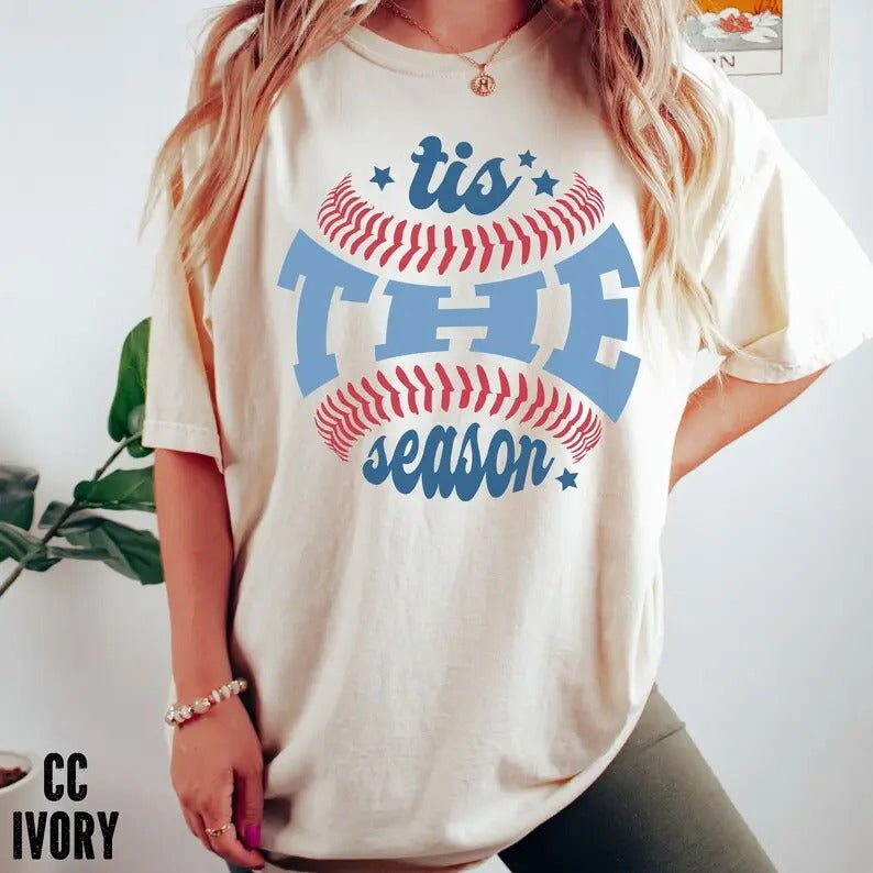 Premium  Baseball Lovers Shirt,Tis The Season Shirt, Baseball Shirt, T-ball Mom Shirt, Baseball Fans T-shirt, Baseball...