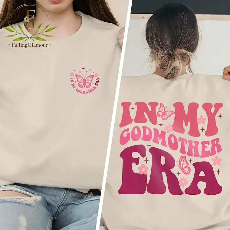 Premium  In Godmother Era Shirt, Godmother Gift, God Mother Proposal, Godmom Gift, Mother Gift for Women, God Mother...