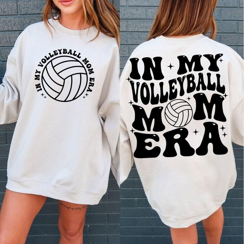 Premium  In My Volleyball Mom Era , Volleyball Mom,Funny Mom Shirt , Volleyball Lover  Shirt Hoodie Sweatshirt