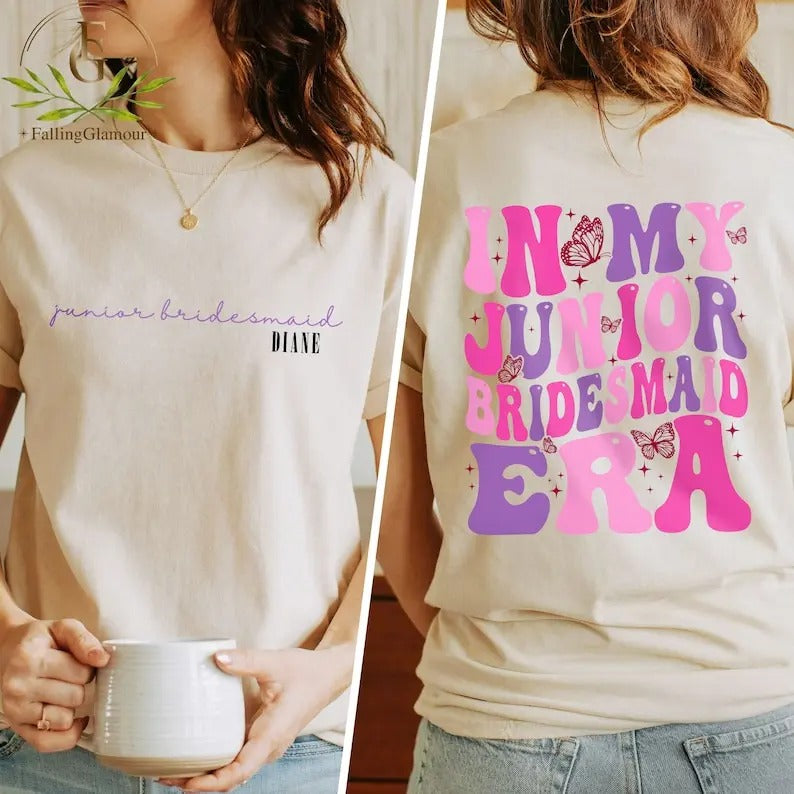 Premium  Matron of Honor Shirt, MOH Sweatshirt, In My Matron of Honor Era Shirt, Bridal Party Gift, Bridesmaid Gift,...