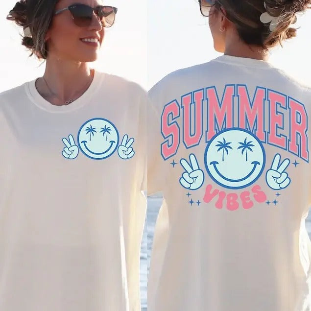 Premium  Retro Summer Vibes , Retro Summer , Groovy Summer Vibes, Summer , Beach  sweatshirt Shirt Hoodie | PrintMintTees.com