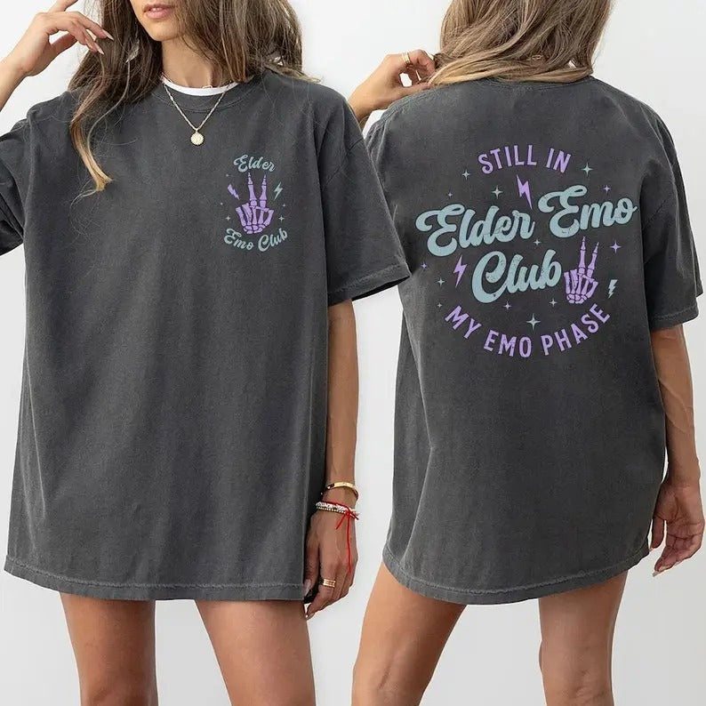 Premium  Still In My Emo Phase  Shirt, Emo Moms Skeleton, Mama Shirt, Elder Emo, Mothers Day Gifts, Emo Mama Tee, Mom...
