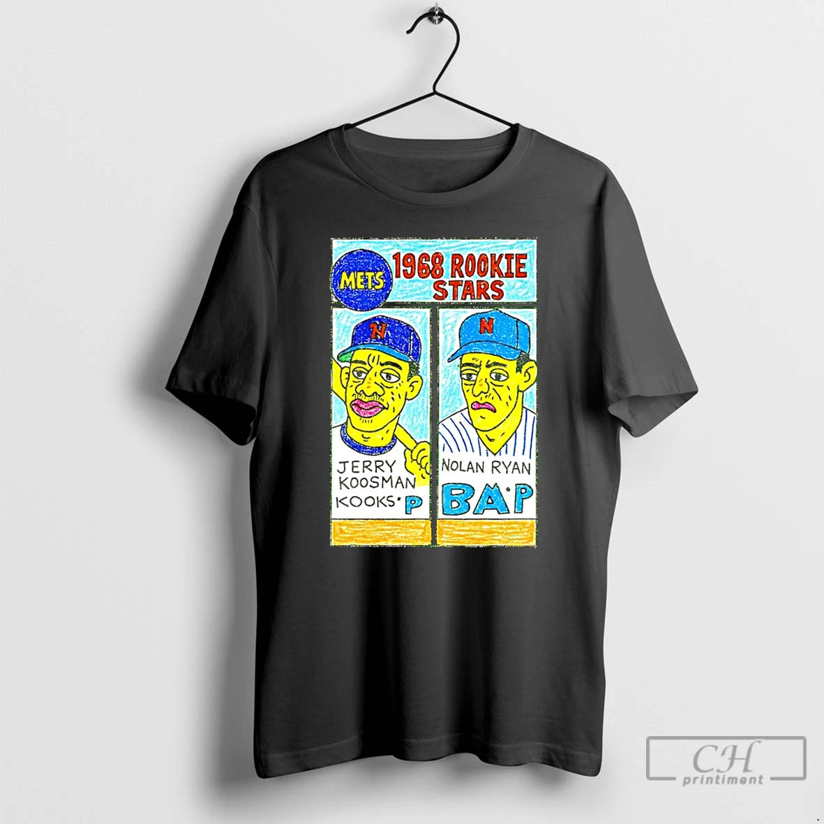 Premium 1968 Rookie Stars Jerry Koosman And Nolan Ryan Mets Art T-Shirts, Hoodie, Sweatshirt | PrintMintTees.com
