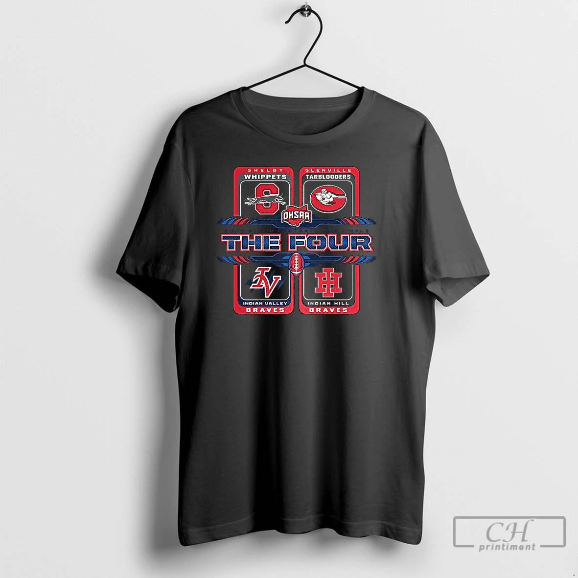 Premium 2025 Ohsaa Football Division 4 The Four T-Shirts, Hoodie, Sweatshirt | PrintMintTees.com