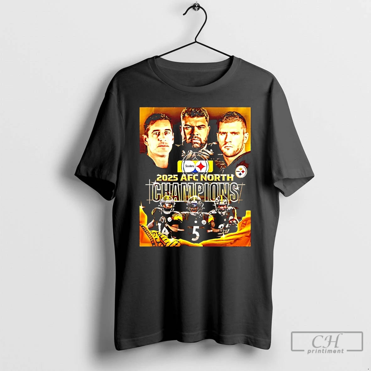 Premium 2025 Steelers Afc North Champions T-Shirts, Hoodie, Sweatshirt | PrintMintTees.com