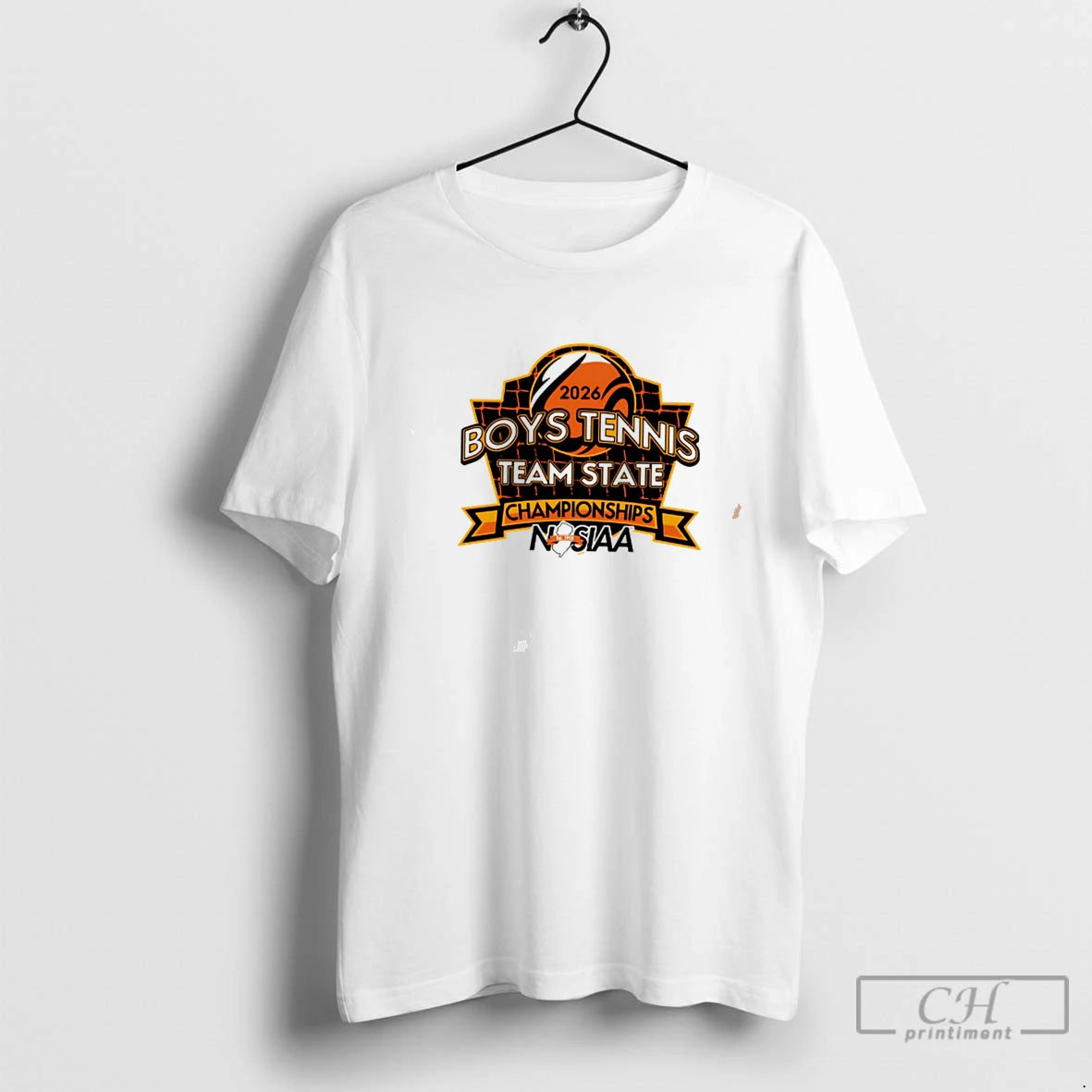 Premium 2026 Boys Tennis Team State Championships Logo Tee
