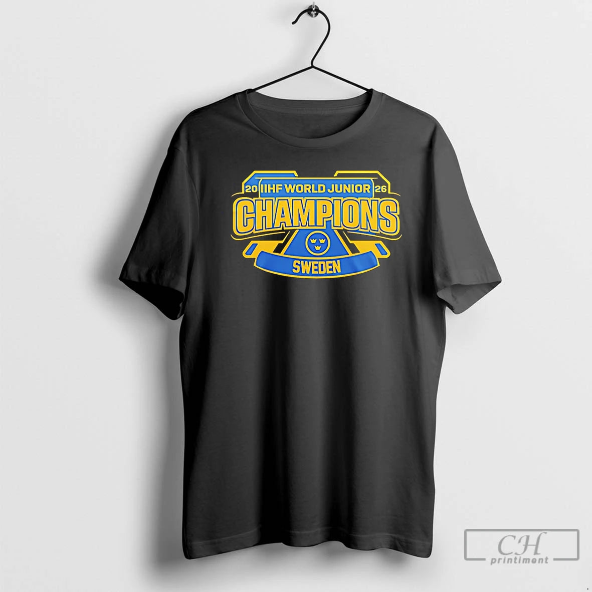 2026 Iihf World Junior Champions Sweden Tre Kronor Mastare T-Shirts, Hoodie, Sweatshirt