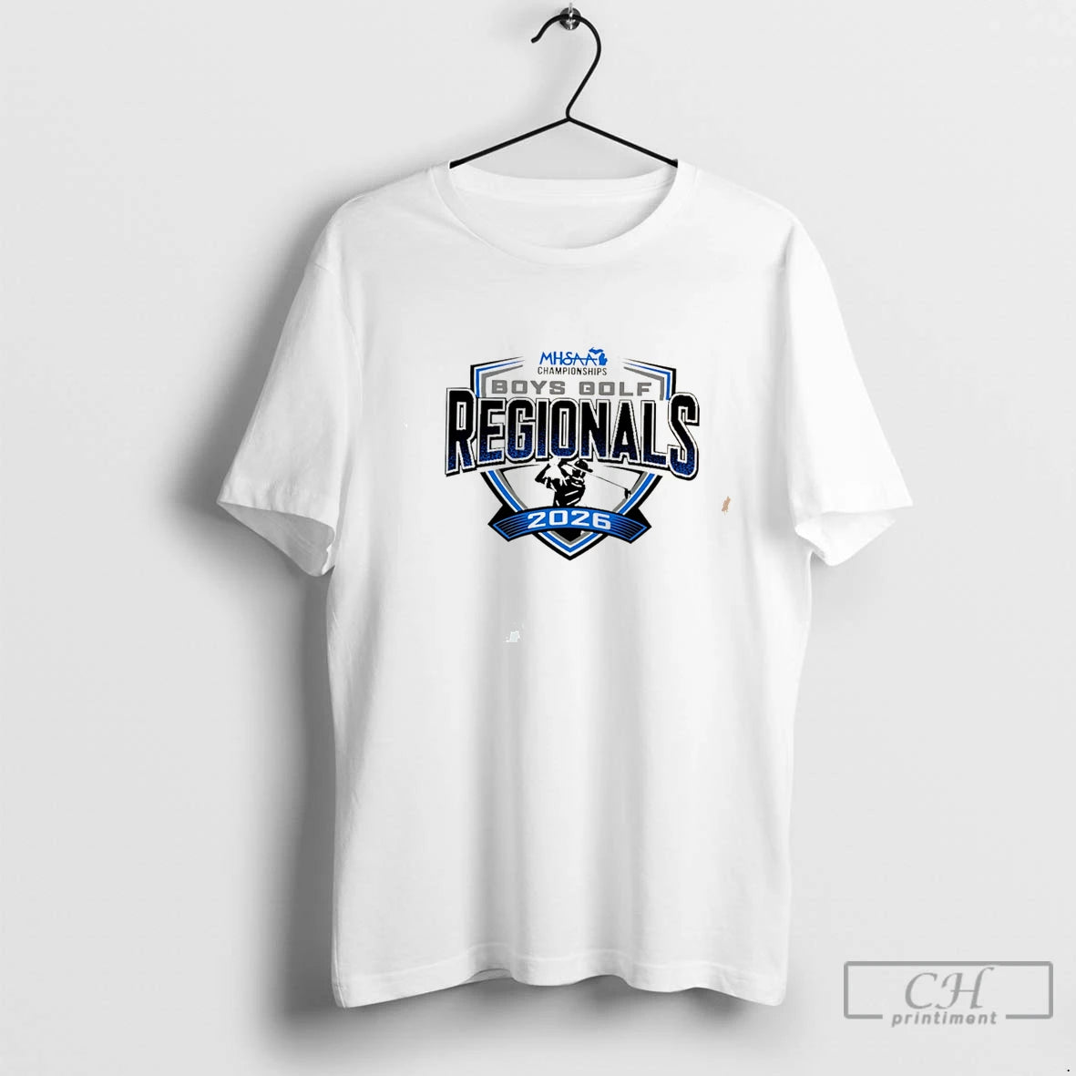 Premium 2026 Mhsaa Boys Golf Regionals Logo Tee